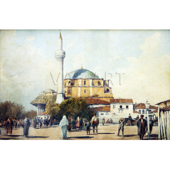 РЕПРОДУКЦИИ НА КАРТИНИ Баня баши джамия (1905) 